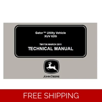 JOHN DEERE XUV 620I GATOR UTILITY VEHICLE TECHNICAL MANUAL (TM1736)