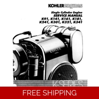 07 KOHLER-K-SERIES-K91-K341-SM-01370 REPAIR MANUAL
