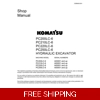 KOMATSU PC 200 200LC 210 220 250 SERIES WORKSHOP MANUAL SET OF 2 MANUALS