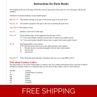 KUBOTA B1410 PARTS MANUAL