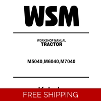 KUBOTA 10 -TRACTOR-M5040-M6040-M7040-WORKSHOP MANUAL