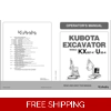 KUBOTA EXCAVATOR KX057 SERIES OPERATORS MANUAL
