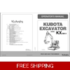 KUBOTA EXCAVATOR KX080 SERIES OPERATORS MANUAL