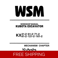 KUBOTA-EXCAVATOR-KX41-2-61-71-91-121-161- MANUAL