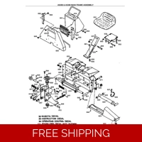 KUBOTA L4530B BACKHOE PARTS MANUAL