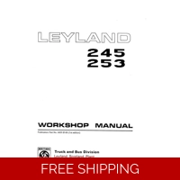 LEYLAND 245 253 TRACTOR WORKSHOP MANUAL