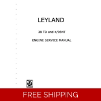 LEYLAND 38TD_4-98NT SERVICE WORKSHOP MANUAL
