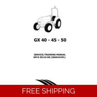 MCCORMICK GX MECHANICAL SERIES TRACTORS WORKSHOP MANUAL