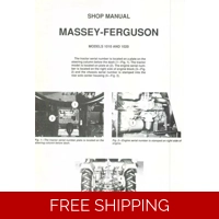 MASSEY FERGUSON 1010 1020 TMM WORKSHOP MANUAL