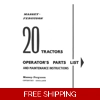 MASSEY FERGUSON 20 SERIES OPERATORS AND DEALERS PARTS MANUAL