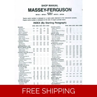 MASSEY FERGUSON 255 265 270 275 290 TMM WORKSHOP MANUAL