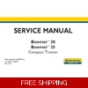NEW HOLLAND BOOMER 20, BOOMER 25 COMPACT TRACTOR SERVICE REPAIR MANUAL