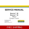 NEW HOLLAND BOOMER 40 , BOOMER 50 TIER 3 COMPACT TRACTOR SERVICE REPAIR MANUAL