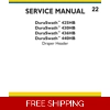 NEW HOLLAND DURASWATH 425HB, DURASWATH 430HB, DURASWATH 436HB, DURASWATH 440HB DRAPER HEADER SERVICE