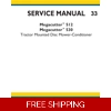 NEW HOLLAND MEGACUTTER 512, 530 TRACTOR SERVICE MANUAL 173 PAGES