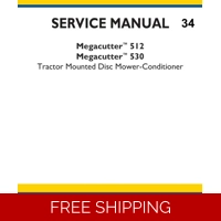 NEW HOLLAND MEGACUTTER 512, MEGACUTTER 530 TRACTOR MOUNTED DISC MOWER-CONDITIONER SERVICE MANUAL 173