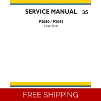 NEW HOLLAND P2080, P2085 DISK DRILL SERVICE MANUAL 671 PAGES