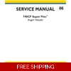 NEW HOLLAND 740CF SUPER FLEX AUGER HEADER SERVICE MANUAL 395 PAGES