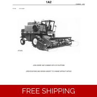 JOHN DEERE 4420 COMBINE PARTS MANUAL