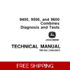 JOHN DEERE 9400, 9500, 9600 COMBINES DIAGNOSIS AND TESTS TECHNICAL MANUAL (TM1402)