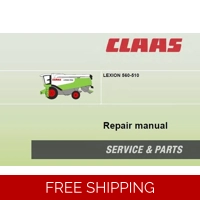 CLAAS LEXION 560-510 COMBINES SERVICE REPAIR MANUAL