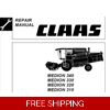 CLAAS MEDION 340 , 330 , 320 , 310 COMBINES SERVICE REPAIR MANUAL