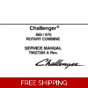 CHALLENGER 660 / 670 ROTARY COMBINE SERVICE REPAIR MANUAL