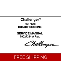 CHALLENGER 660 / 670 ROTARY COMBINE SERVICE REPAIR MANUAL