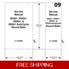 CASE RS451, RS551, RS561, RS561 AUTOCYCLE ROUND BALER SERVICE REPAIR MANUAL 511 PAGES