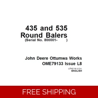 JOHN DEERE 435 AND 535 ROUND BALERS (SERIAL NO. 800001- ) OPERATOR’S MANUAL