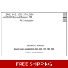 JOHN DEERE 540, 545, 550, 570, 580, 590 ROUND BALERS (ALL INCLUSIVE) TECHNICAL MANUAL (TM3265)