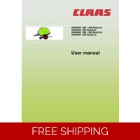 CLAAS VARIANT 360 TO 380 ROTOCUT OPERATORS SERVICE MANUAL