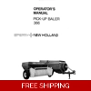 NEW HOLLAND 366 BALER OPERATORS AND SERVICE MANUAL