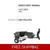 NEW HOLLAND 370 BALER OPERATORS AND SERVICE MANUAL