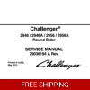 CHALLENGER 2946 , 2946A , 2956 , 2956A ROUND BALER SERVICE REPAIR MANUAL