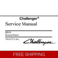 CHALLENGER RB34 ROUND BALER SERVICE REPAIR MANUAL