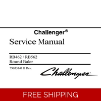 CHALLENGER RB462 , RB562 ROUND BALER SERVICE REPAIR MANUAL