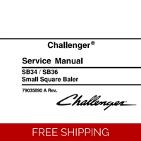 CHALLENGER SB34 , SB36 SMALL SQUARE BALER SERVICE REPAIR MANUAL