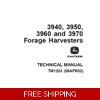 JOHN DEERE 3940 AND 3960 FORAGE HARVESTERS OPERATOR’S MANUAL