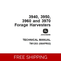JOHN DEERE 3940 AND 3960 FORAGE HARVESTERS OPERATOR’S MANUAL