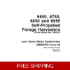JOHN DEERE 6650, 6750, 6850 AND 6950 SELF-PROPELLED FORAGE HARVESTERS DIAGNOSTIC OPERATION & TEST TE