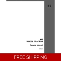 CASE W3 WHEEL TRACTOR SERVICE REPAIR MANUAL 593 PAGES