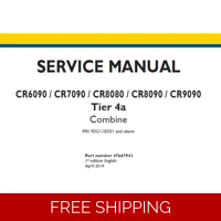 NHTRC NEW HOLLAND CR6090 , CR7090 , CR8080 , CR8090 , CR9090 TIER 4A COMBINE SERVICE REPAIR MANUAL (