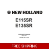 NEW HOLLAND E115SR, E135SR CRAWLER EXCAVATOR SERVICE REPAIR WORKSHOP MANUAL