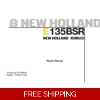 NEW HOLLAND E135BSR HYDRAULIC EXCAVATOR SERVICE REPAIR WORKSHOP MANUAL