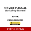 NEW HOLLAND E215BJ HYDRAULIC EXCAVATOR SERVICE REPAIR MANUAL