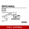NEW HOLLAND E215C , E245C TIER IV CRAWLER EXCAVATORS SERVICE REPAIR MANUAL