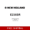 NEW HOLLAND E235SR EXCAVATOR WORKSHOP SERVICE REPAIR MANUAL