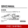 NEW HOLLAND E485B ROPS TIER III CRAWLER EXCAVATORS SERVICE REPAIR MANUAL