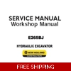 NEW HOLLAND E265BJ HYDRAULIC EXCAVATOR SERVICE REPAIR MANUAL